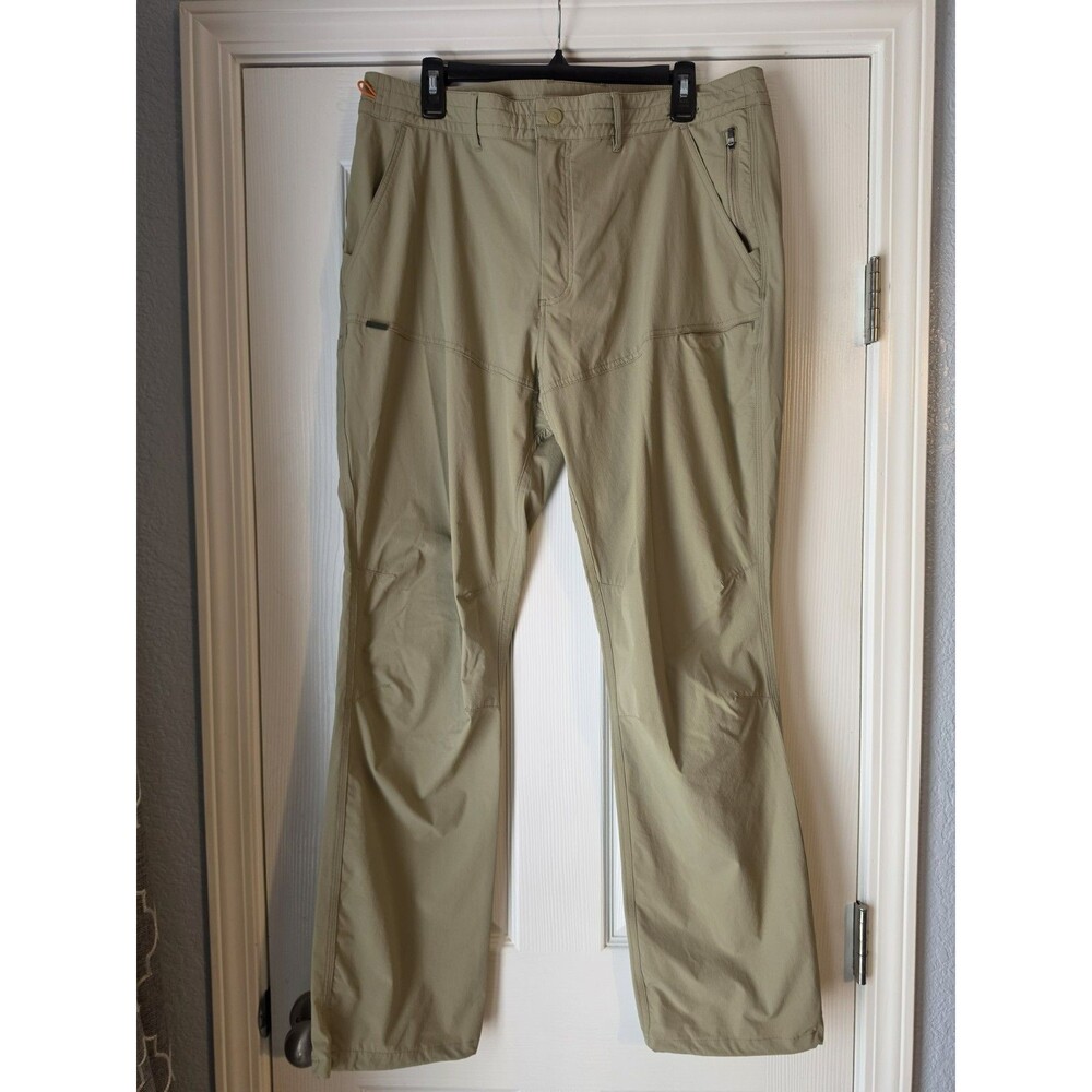 Howler Brothers Men's Shoalwater Tech Pants 36x32 Tan Hiking Outdoor Gorpcore